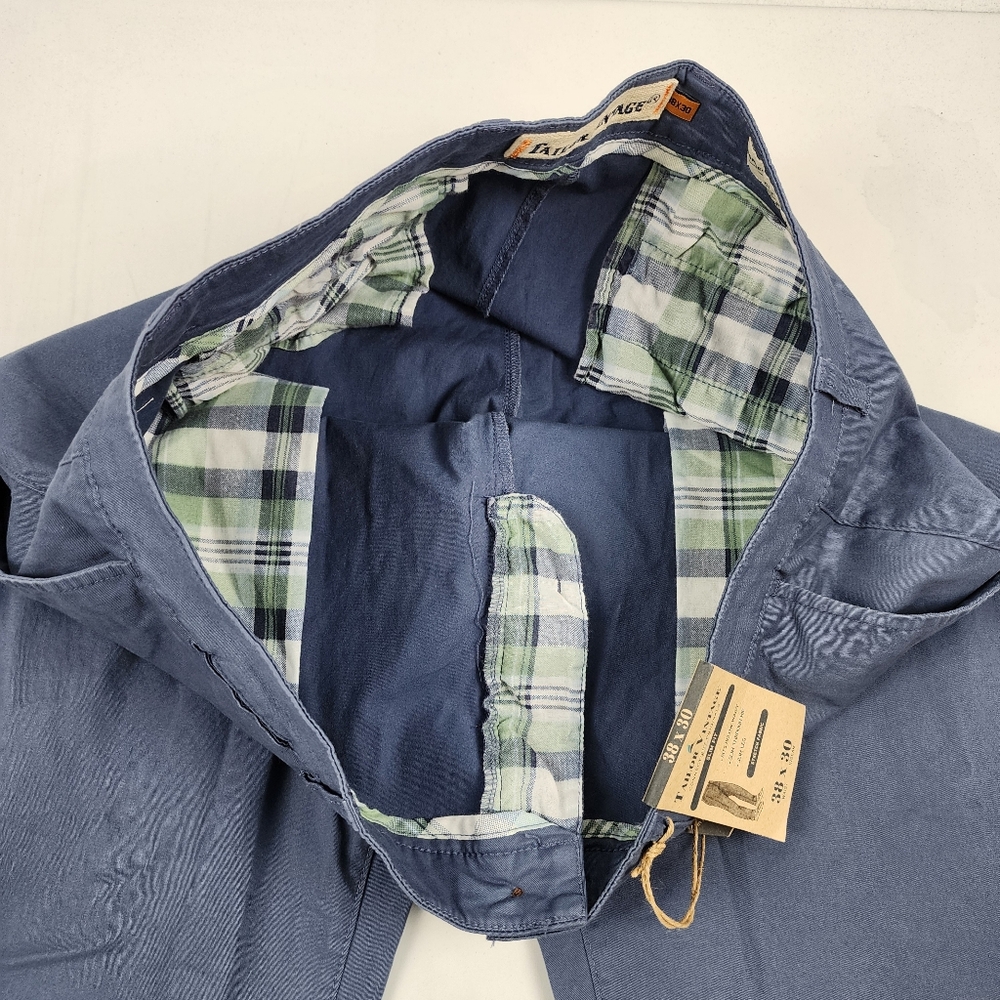 Tailor Vintage Pants Mens 38x30 Connecticut Originals Classic Vintage Indigo NWT - Picture 6 of 13